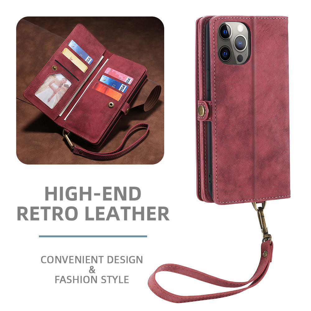 MEGSHI 021 Series For iPhone 12 Pro Max 6.7 inch PU Leather Phone Stand Cover Magnetic Detachable Wallet Protective Case MEGSHI 021 Series For iPhone 12 Pro Max 6.7 inch PU Leather Phone Stand Cover Magnetic Detachable Wallet Protective Case